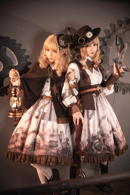 LOLITAS装扮蒸汽朋克 BCY LOLITA穿搭出镜：楚楚子➕鹤祈 - 楚楚子w